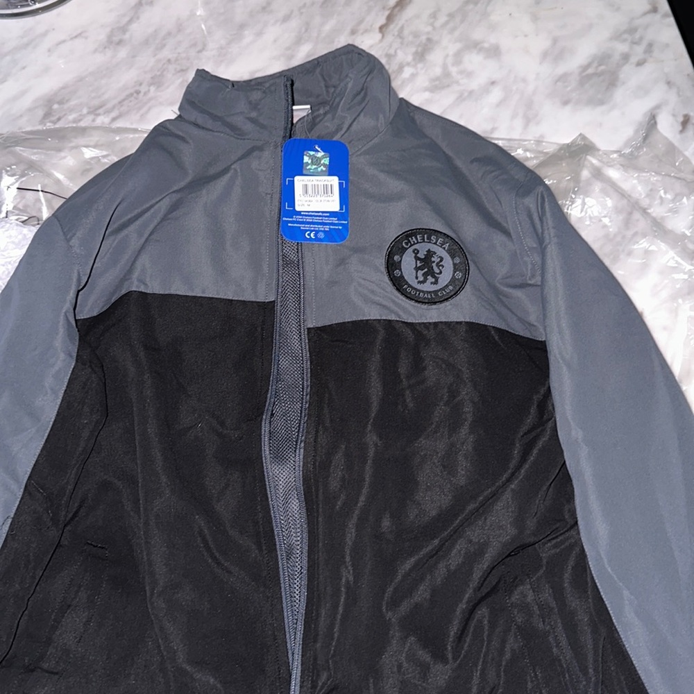 🎊BLACK FRIDAY DEAL🎊 BRAND NEW Chelsea black and gray men’s tracksuit